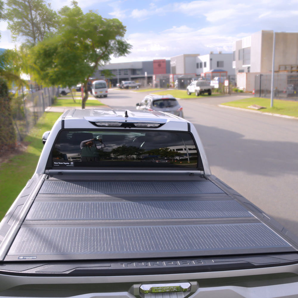 Toyota Tundra Hard Tonneau Cover 190W Flexible Solar Panel, PERC Monocrystalline 23.5% Efficiency