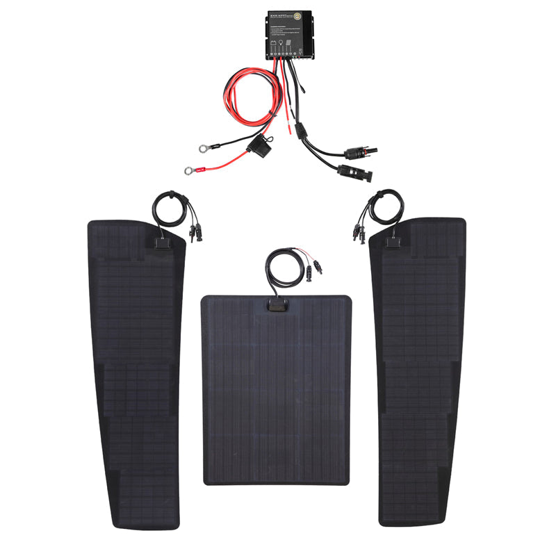 Ram 1500 4th Gen (2009-2018) Lensun 130W Hood Flexible Solar Panel