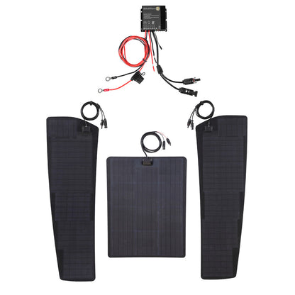 Ram 1500 4th Gen (2009-2018) Lensun 130W Hood Flexible Solar Panel