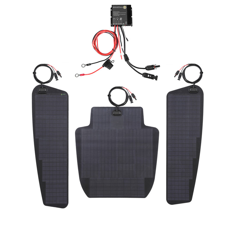 Ram HD 2500 4th Gen (2010-2018) Lensun 150W Hood Solar Panel