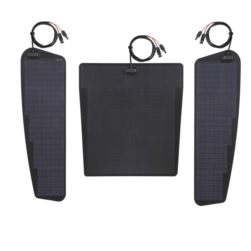 Ram HD 2500 5th Gen (2019 to Present) Lensun 170W Hood Solar Panel