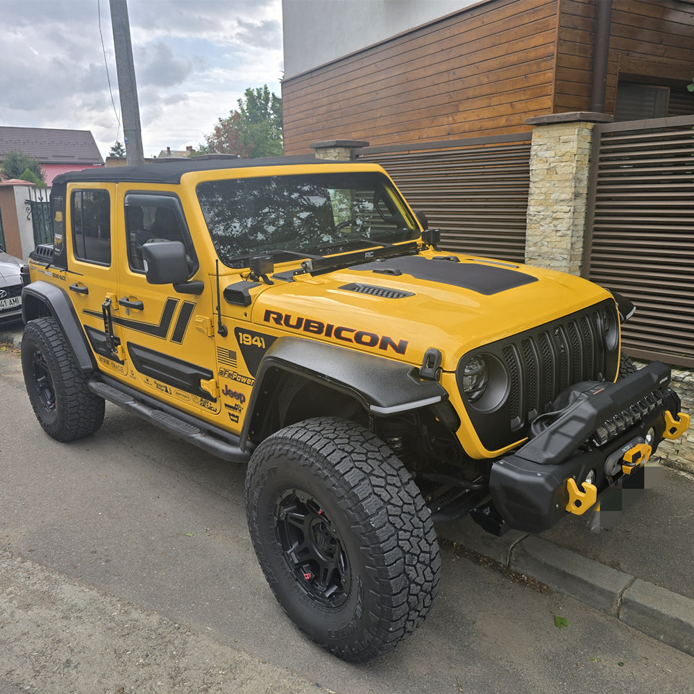 Jeep Wrangler JL Rubicon(2018-Present) Lensun 60W Hood/Bonnet Solar Panel