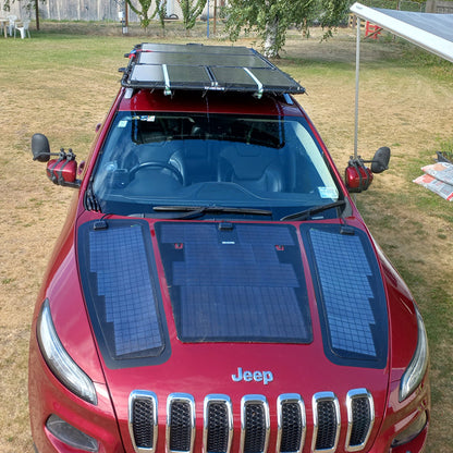 Jeep Cherokee KL (2014-2022) Lensun 145W Hood Solar Panel