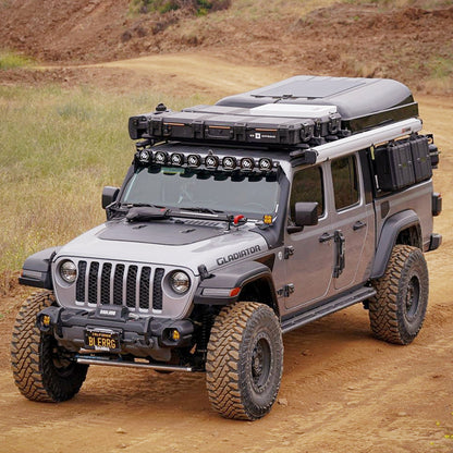 Jeep Gladiator JT (2018-Present) Lensun 90W Hood Flexible Solar Panel