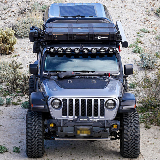 Jeep Gladiator JT (2018-Present) Lensun 90W Hood Flexible Solar Panel