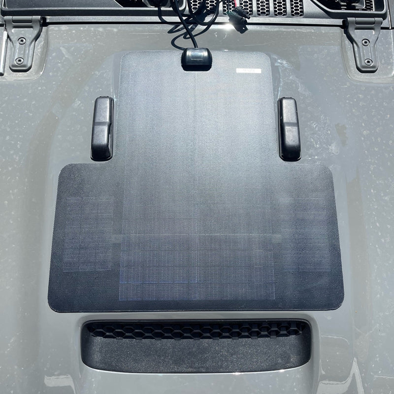 Jeep Gladiator JT Mojave, Wrangler Rubicon 392 Lensun 50W Hood Solar Panel