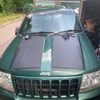Jeep Grand Cherokee WJ(1996-2004) Lensun 120W Hood/Bonnet Solar Panel