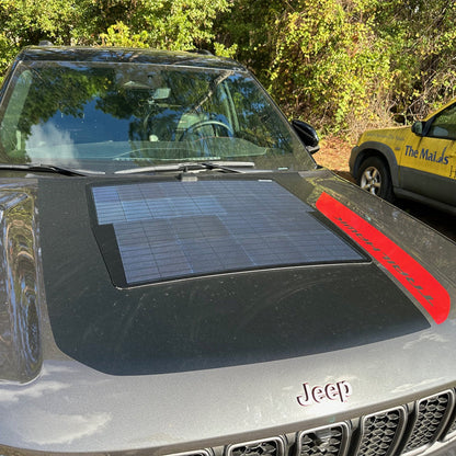Jeep Grand Cherokee WL (2021-Present) Lensun 85W Hood Solar Panel