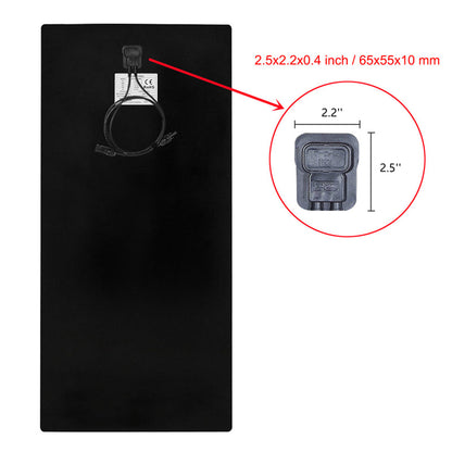 100W Flexible Solar Panel with Back Junction Box