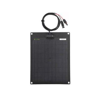 20W 12V Schwarzes biegsames Solarpanel