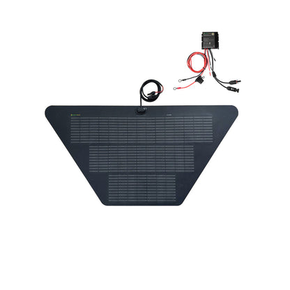 Load Trail 14k Kippanhänger konischer Staukasten Für ein Solar 80W 12V flexibles Solarpanel
