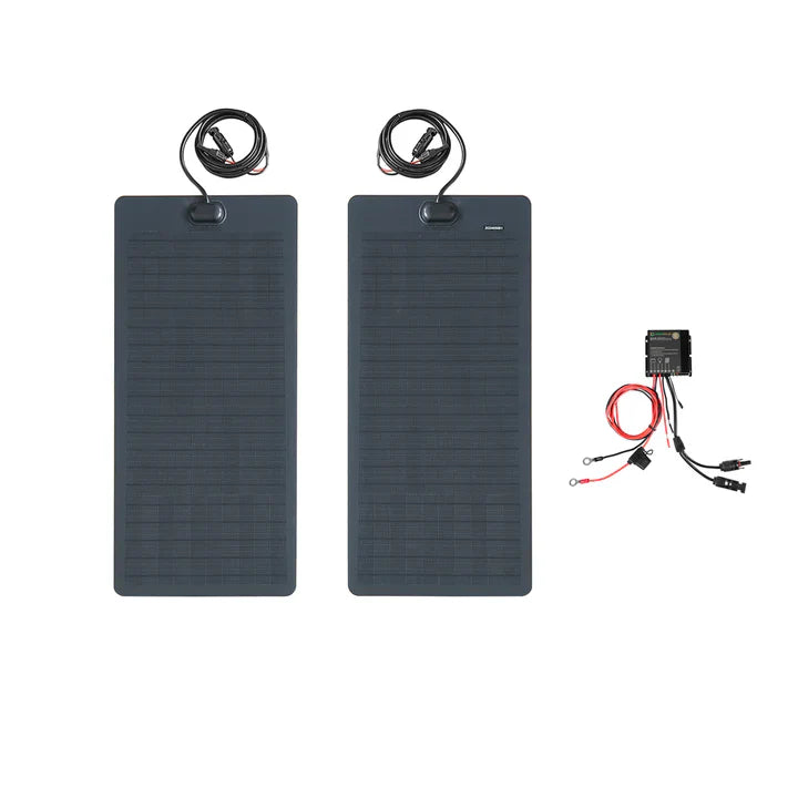 Toyota Land Crusier bj45,1984 Lensun 70W Bonnet Solar Panel