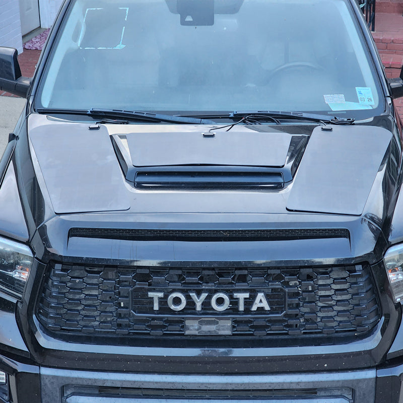 Toyota Tundra TRD Pro with Scoop 2nd Gen (2014-2021) Lensun 30W Hood Solar Panel