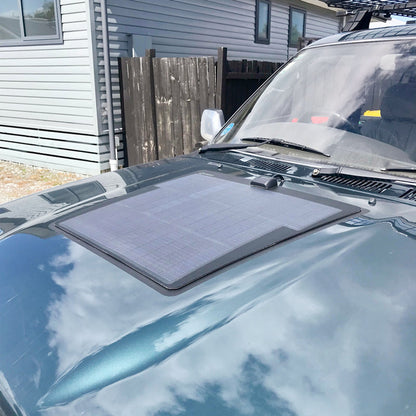 Toyota 4Runner 2nd Gen(1989-1995) Lensun 45W Hood Flexible Solar Panel