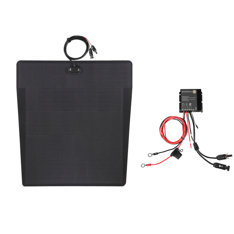 Toyota Land Cruiser 60Series J60 Lensun 100W Hood Flexible Solar Panel