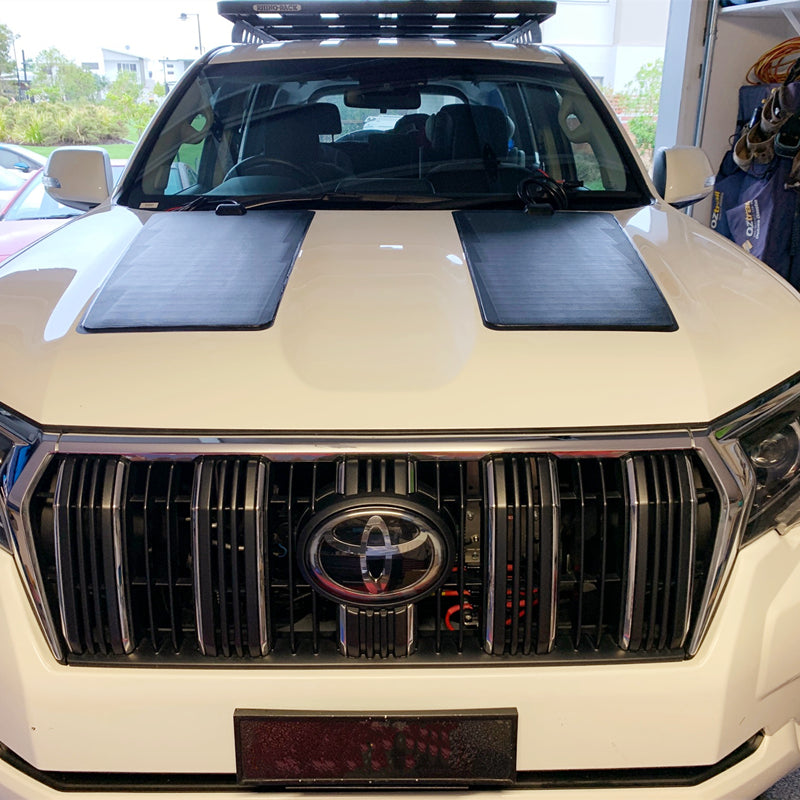 Toyota Land Cruiser Prado (2016-2023) Lensun 90W Bonnet Solar Panel