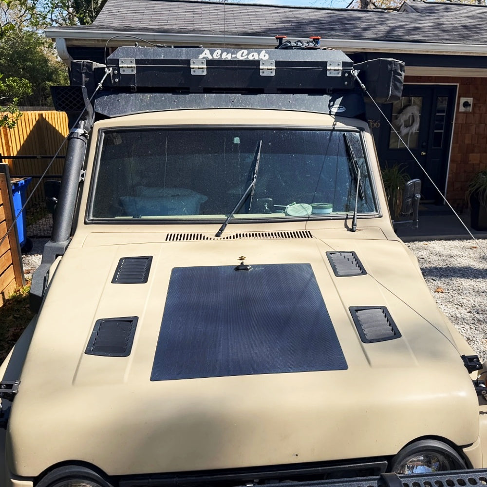 Toyota Land Cruiser FJ55 (1967-1980) Lensun 60W Hood Flexible Solar Panel