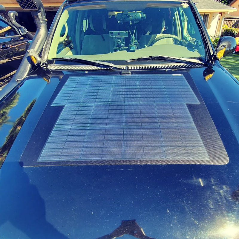 Toyota Sequoia 1st Gen(2001-2007) Lensun 90W Hood Flexible Solar Panel