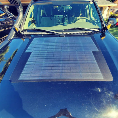 Toyota Sequoia 1st Gen(2001-2007) Lensun 90W Hood Flexible Solar Panel