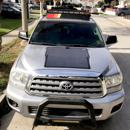 Toyota Sequoia 2nd Gen (2008-2022) Lensun 85W Hood Flexible Solar Panel