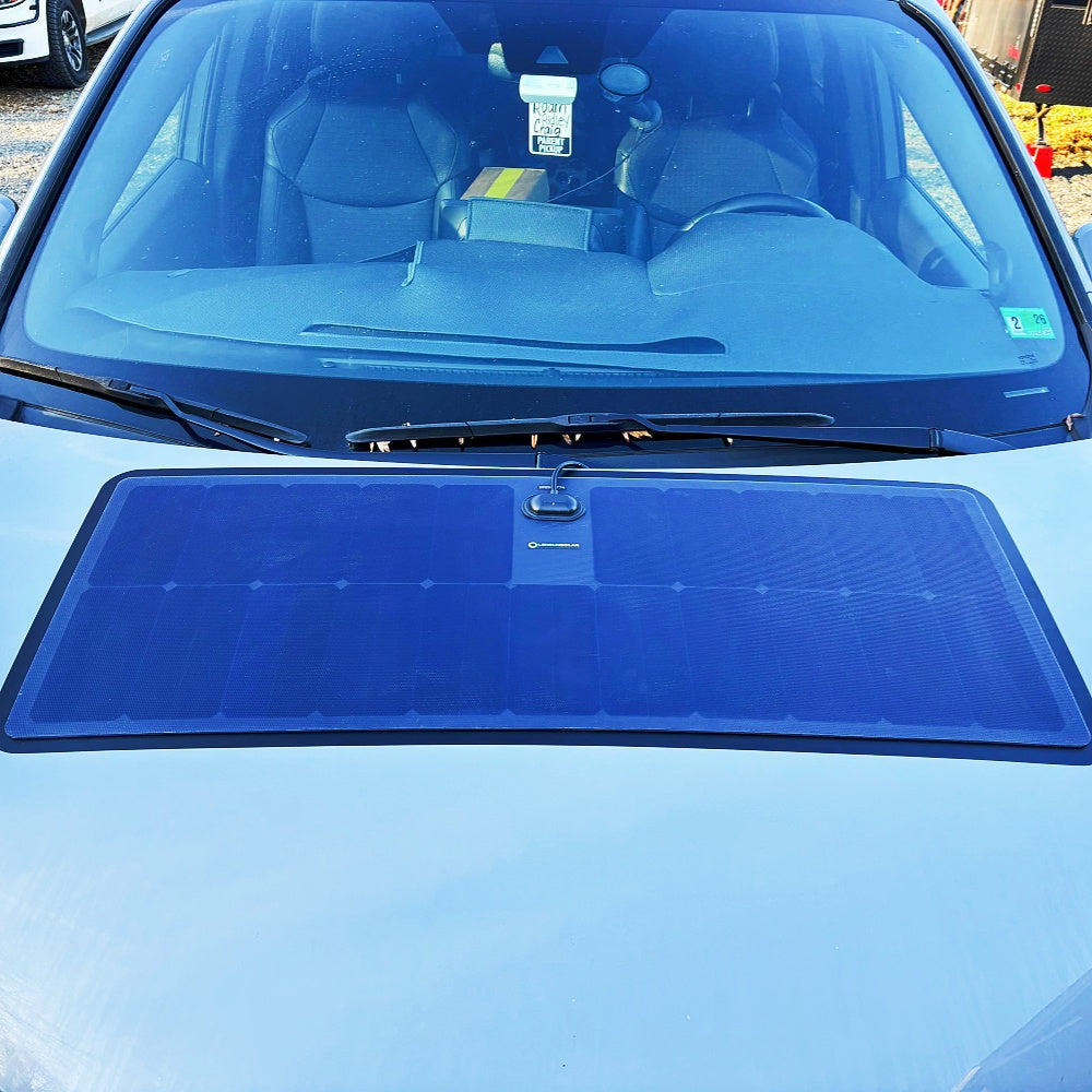 Toyota Sienna 4th Gen(2021-Present) Lensun 90W Hood Flexible Solar Panel