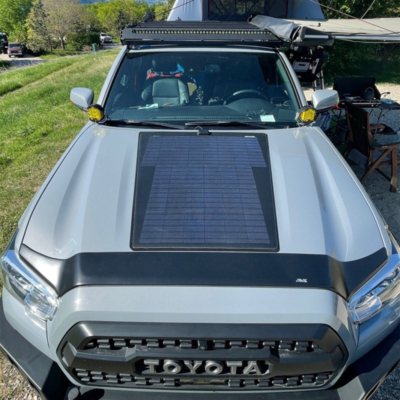 Toyota Tacoma 3rd Gen (2016-2023) Lensun 90W Hood Flexible Solar Panel