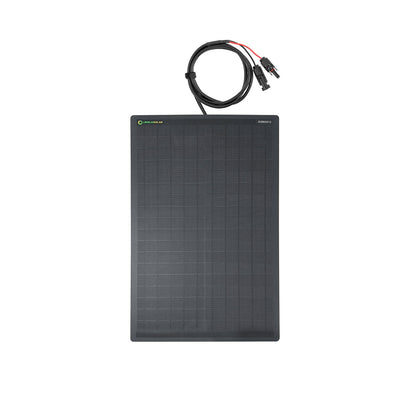 30W 12V Flexibles Solarpanel, Kabel auf der Rückseite