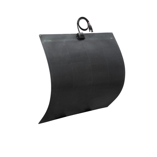 120W Full Black Flexible Solar Panel, 25.8% Back Contact Solar Cell