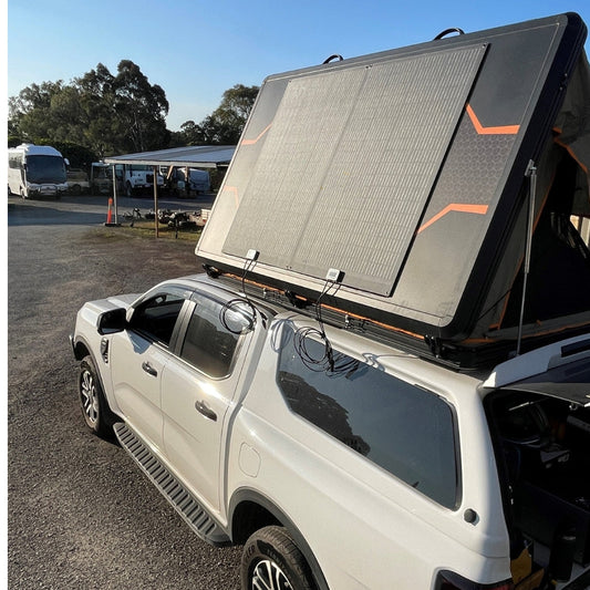 300W(2x150w) Flexible Solar Panel Roof Tent Mounted