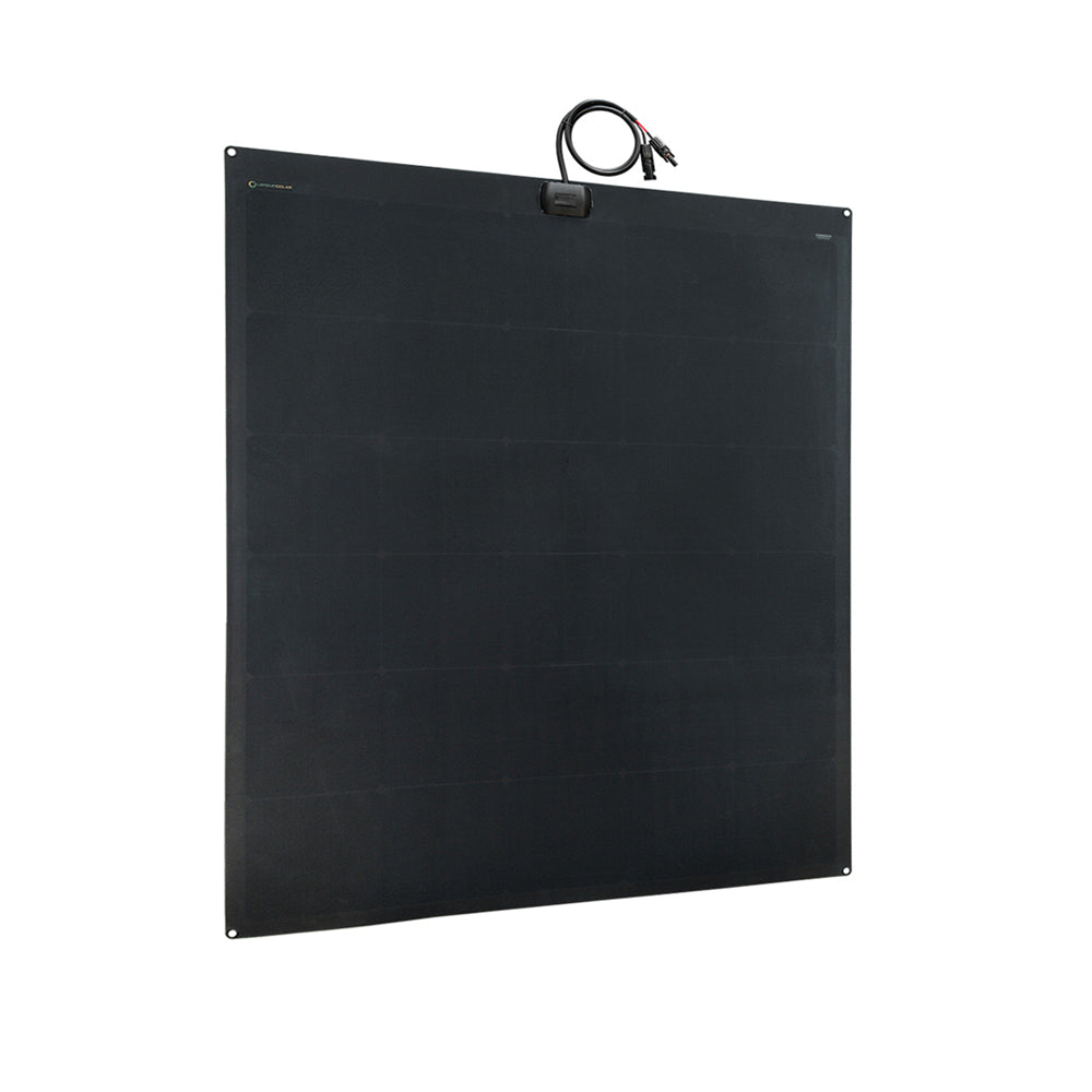 Fora Solar 240W 12V Schwarzes flexibles Solarpanel für Dachzelte