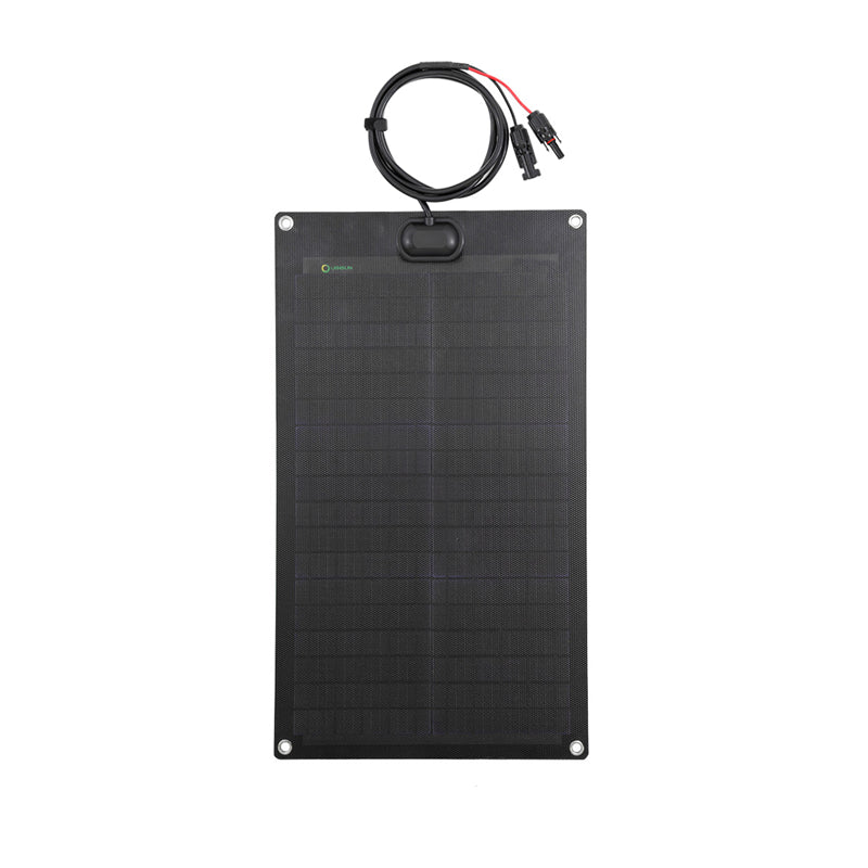 30 W 12 V flexibles Solarpanel schwarz