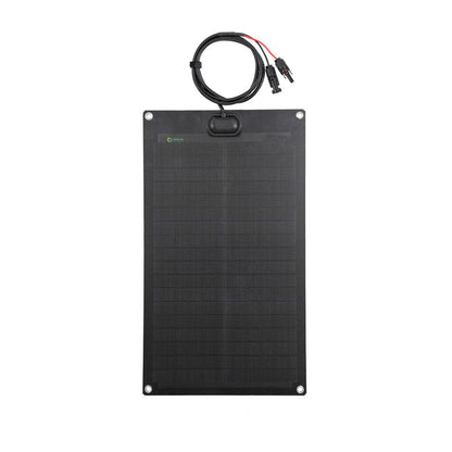 30 W 12 V flexibles Solarpanel schwarz