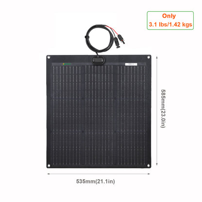 50W 12V ETFE Flexibles Solarpanel