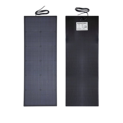 55W 12V Flexibles Solarpanel mit rückseitigem Kabel