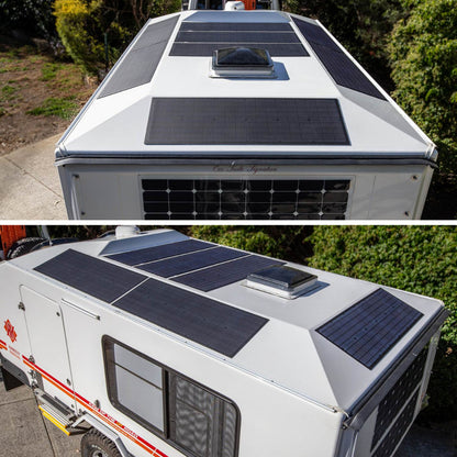 Fora Solar 55W flexibles Solarpanel für Kimberley Kampers