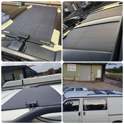 Fora Solar 55W 12V Flexibles Solarpanel für VW T4 Camper-Dach