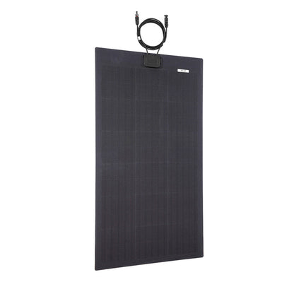 80W 12V Vollschwarzes flexibles Solarpanel